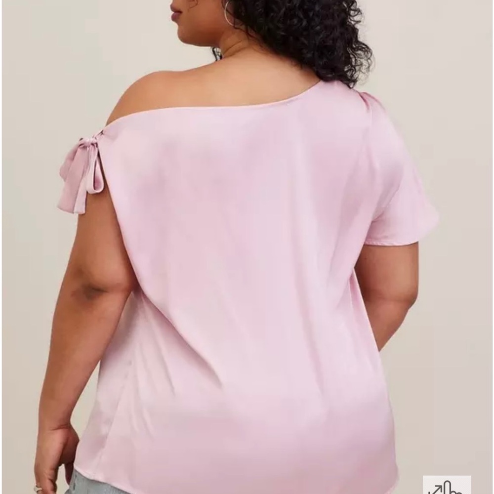 Torrid Satin Off-Shoulder Top